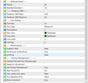 自動決済EA TakeAProfit for MT4 TakeAProfit parametor2