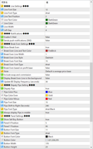 トレーダーズクラブパネル TC-Panel for MT5 TC-Panel パラメータ2