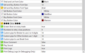 トレーダーズクラブパネル TC-Panel for MT5 TC-Panel パラメータ3